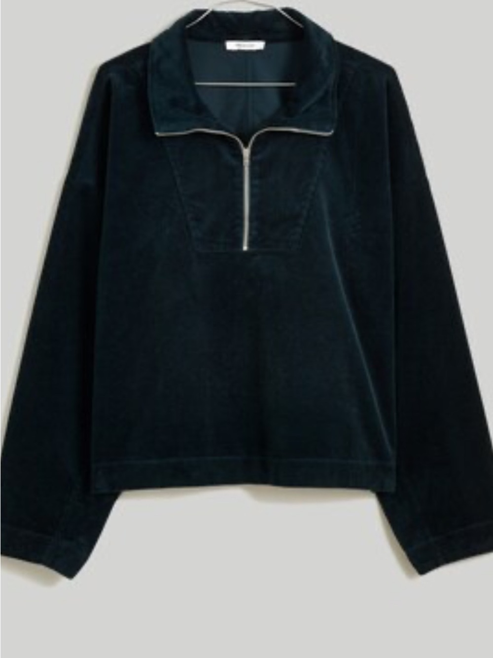 Madewell Corduroy Half-Zip Pullover size XL